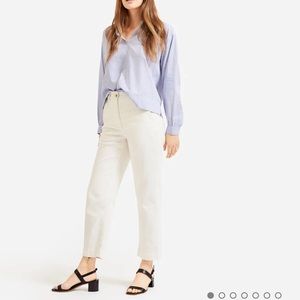Everlane Corduroy Straight-Leg Crop Pant